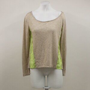 American eagle long sleeve  lace back top